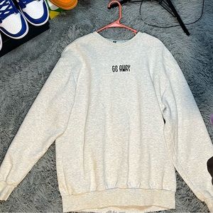 oversized sweatshirt